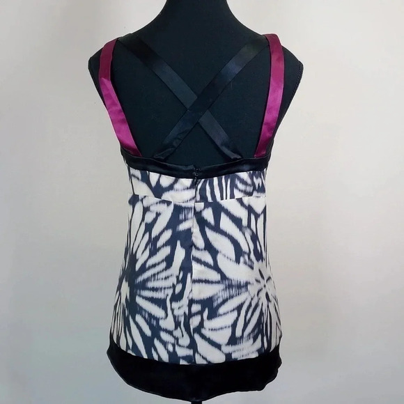 ETRO | MADE IN ITALY PRINTED CROSS BACK SILK TOP - Picture 4 of 13